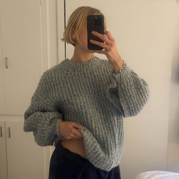 Rus Turquoise Knit Sweater - Picture 6 of 8